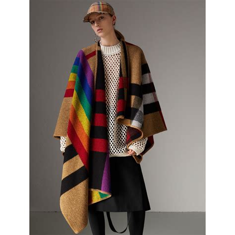 burberry pride poncho|Burberry poncho nordstrom.